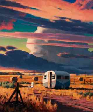 Desert Caravan, oil on canvas, 36x30