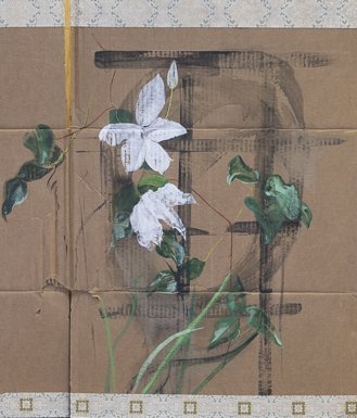 Garden I, 30 x 27, acrylic on card board