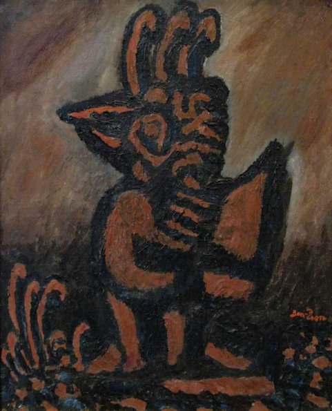 Iron Bird, oil on canvas, 30x24, 1934