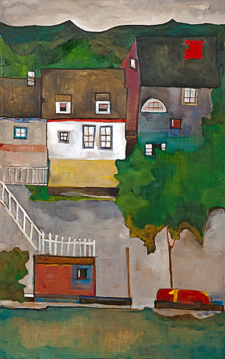 The Way Up, oil on canvas, 24 x 38