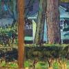 Harvey Park, oil on board, 12 x 28, 1952