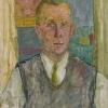 Portrait of Herbert Levine, oil on canvas, 24 x 18, 1958