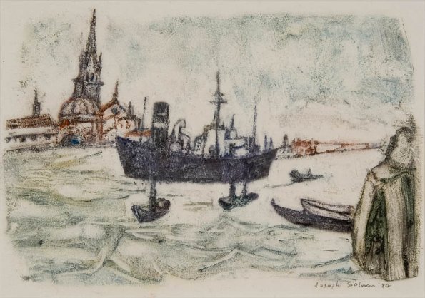 Venice, monotype, 12 x16