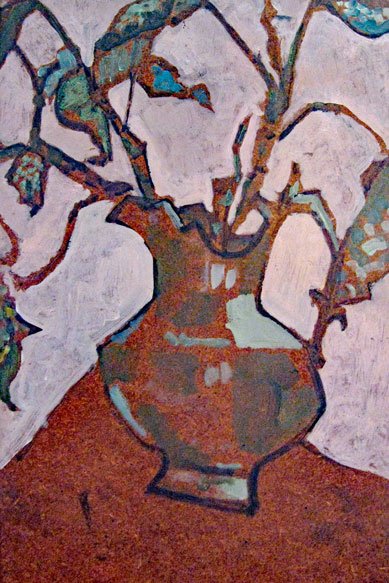 Plant, oil on board, 20 x 12, 1950