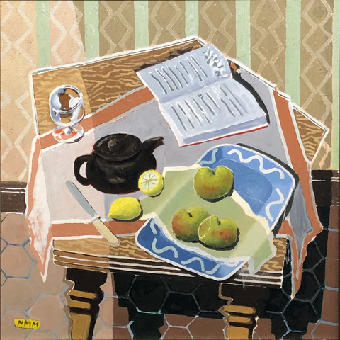 Open Book, oil on canvas, 24x24