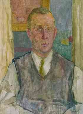 Portrait of Herbert Levine, oil on canvas, 24 x 18, 1958