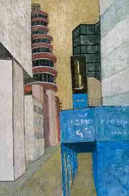 Lower East Side	, oil on canvas, 36 x 28, 1980